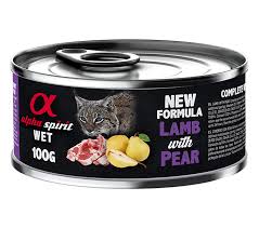 LATA CORDERO CON PERA PARA GATOS - 100 G
