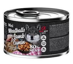 ALBÓNDIGAS DE CORDERO Y COMINO PARA PERROS - 200 G