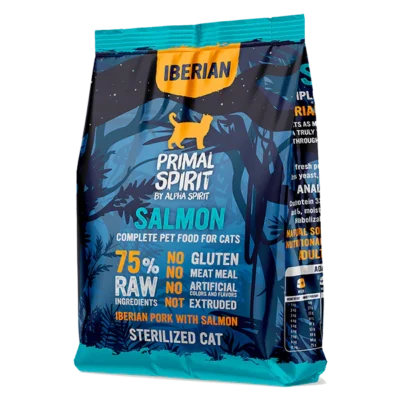 PRIMAL - IBERIAN SALMÓN PARA GATOS ESTERILIZADOS - 1 KG