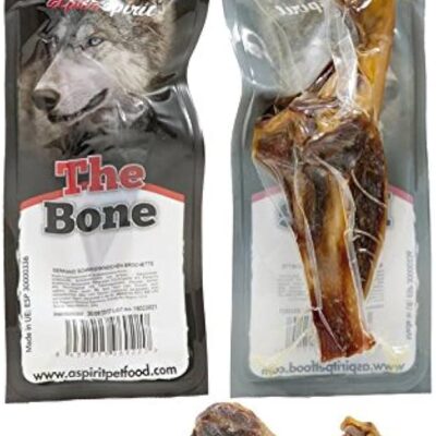 MEDIO HUESO CON BROCHETA AL VACÍO