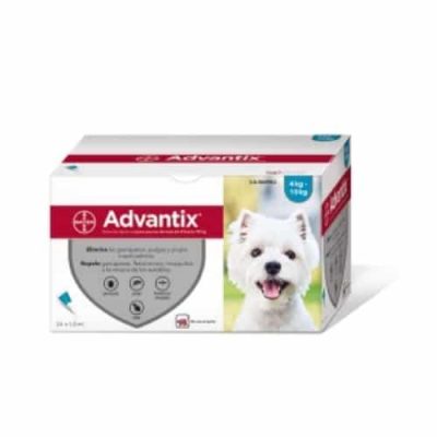 ADVANTIX 4-10 KG ( 24 PIPETAS )