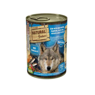 BACALAO CON PIMIENTO ROJO, CALABAZA, ACEITE DE OLIVA, PATATA Y TOMILLO 390G