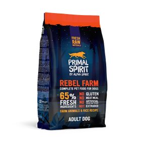 PRIMAL 65% REBEL FRAM  DOG FOOD  1 KG