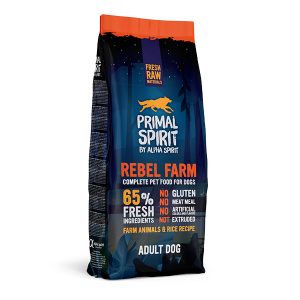 PRIMAL 65% REBEL FARM  DOG FOOD  12 KG