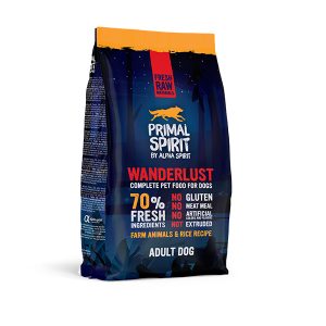 PRIMAL 70% WANDERLUST DOG FOOD  1 KG